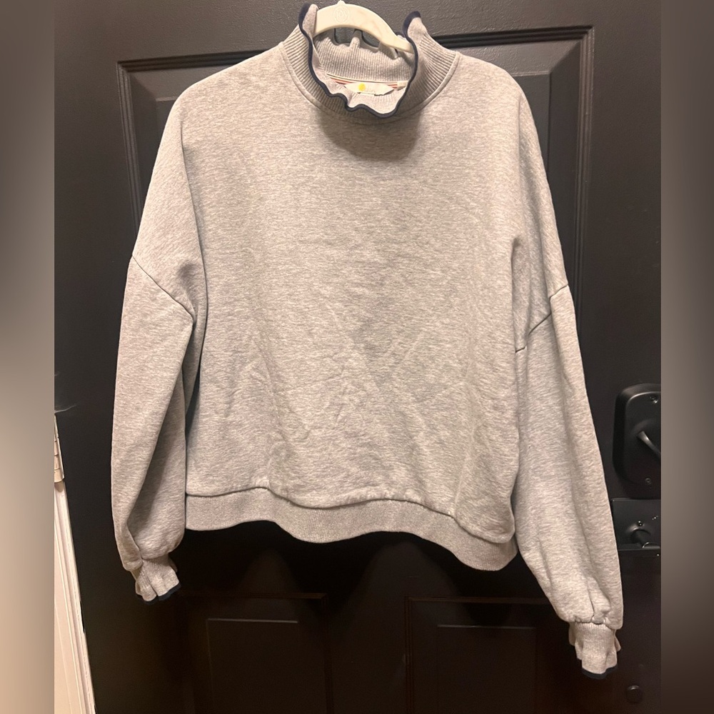 Boden Ruffle Sweatshirt 16/18